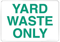 R-3890-0702-Decal 5" x 7"-Yard Waste